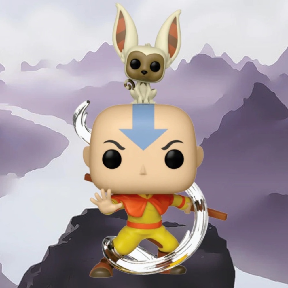 NIB Avatar: The Last Airbender Aang with Momo Funko Pop 534